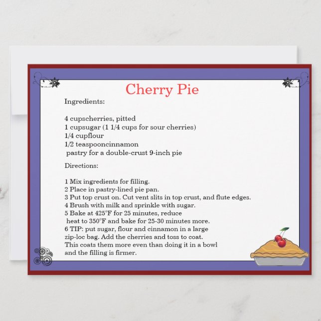 Recipe Card (Front)