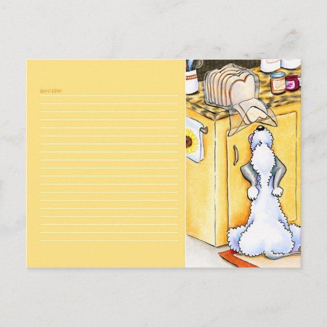 Recipe Card Bread From Heaven Yellow (Front)