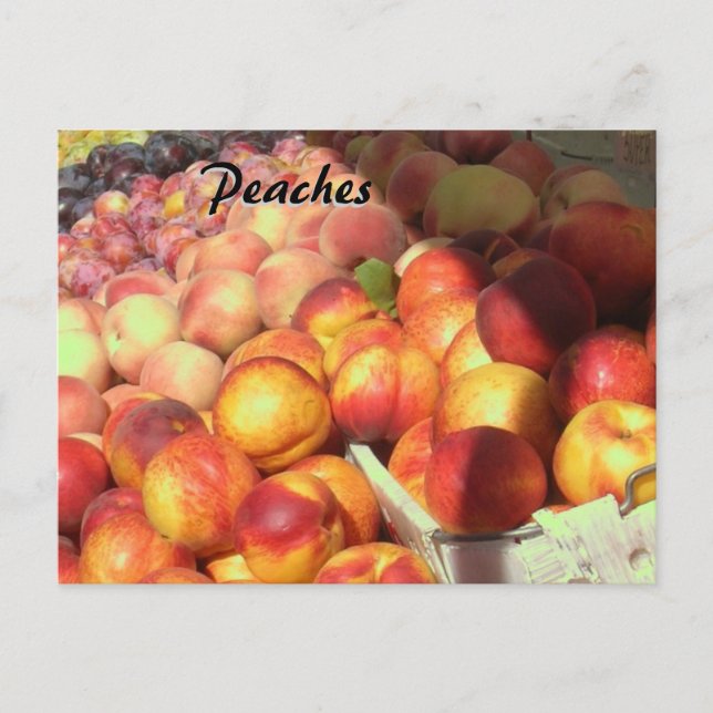 Recipe Card - Peaches (Front)