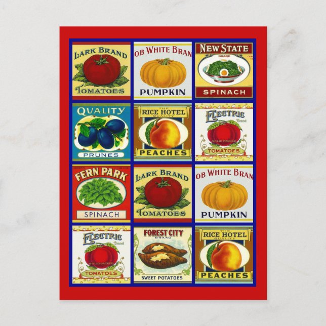 Recipe Card Postcard Design To Share Fav Recipes (Front)