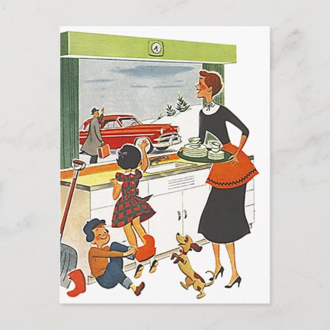 Recipe Card Postcard Design To Share Fav Recipes (Front)