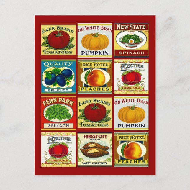 Recipe Card Postcard Design To Share Fav Recipes (Front)