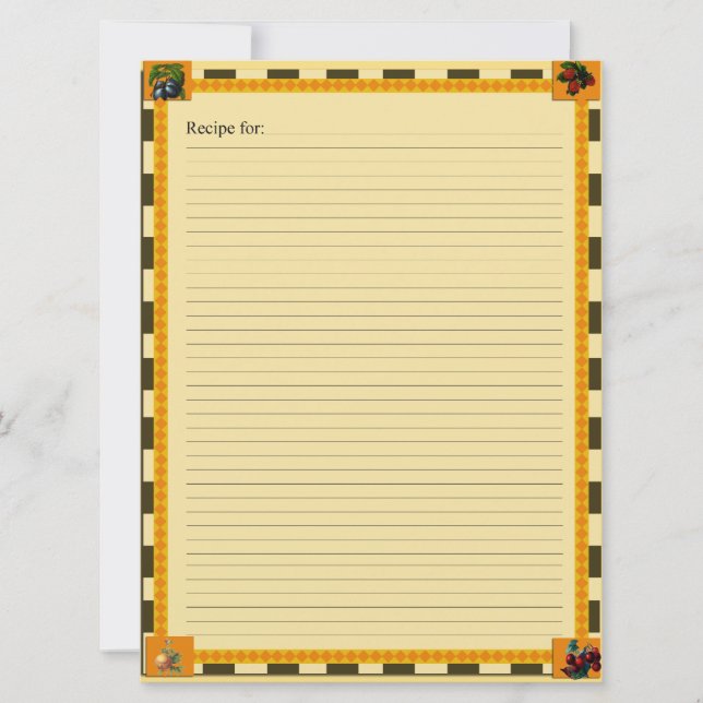 Recipe Cards (Front)