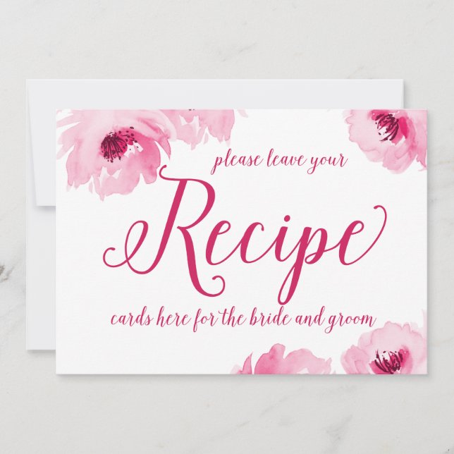 Recipe Cards Sign Print (Front)