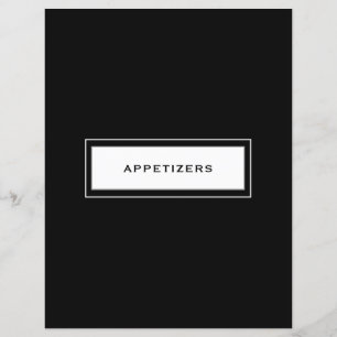 Recipe Category   Appetizers   Black & White