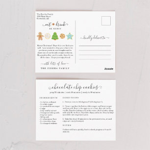 Recipe Christmas Postcard