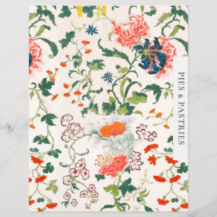 Recipe Divider Pies & Pastries Stylish Floral