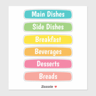 Recipe Dividers Personalized