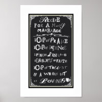 Recipe for a Happy Marriage Ideal Wedding Gift