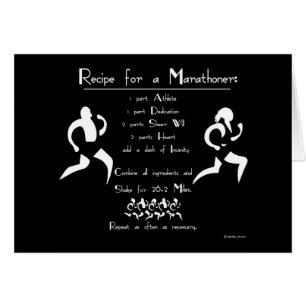 Recipe For a Marathoner