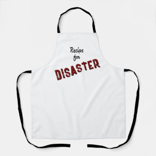 Recipe for Disaster Print Apron