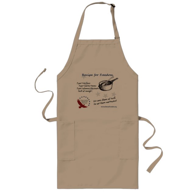 Recipe for Freedom Apron (Front)