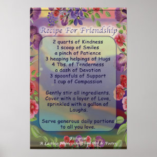 Recipe for Friendship Poster
