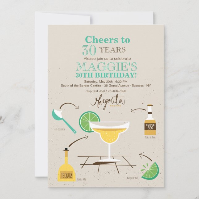 Recipe for Fun Invitation (Front)