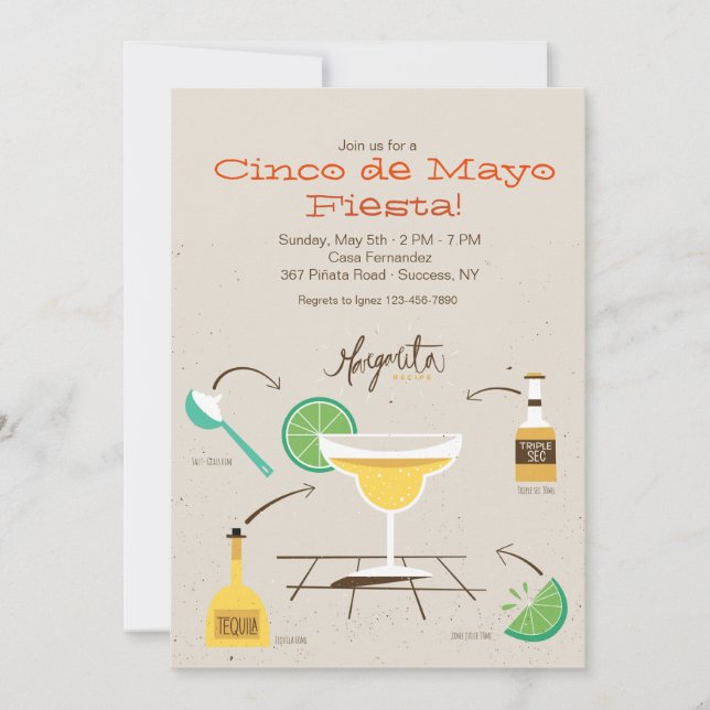 Recipe for Fun Invitation (Front)