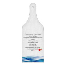 Recipe Glass Cutting Board