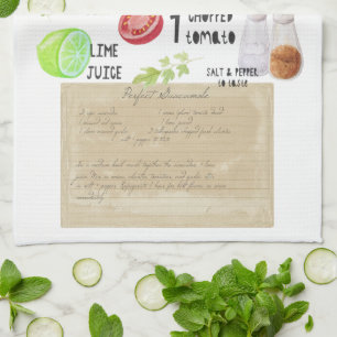 Recipe Heirloom Tea Towels