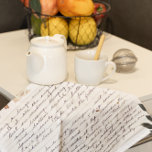 Recipe Heirloom Tea Towels<br><div class="desc">For a unique gift, bake a batch of treats right from one of grandma's treasured recipes, and gift along with a heirloom tea towel printed with the same recipe. Turn handwritten recipes from your mother or grandmother or aunts into gorgeous and sentimental tea towels for daily use. It's easy to...</div>