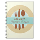 Recipe Journal, blue