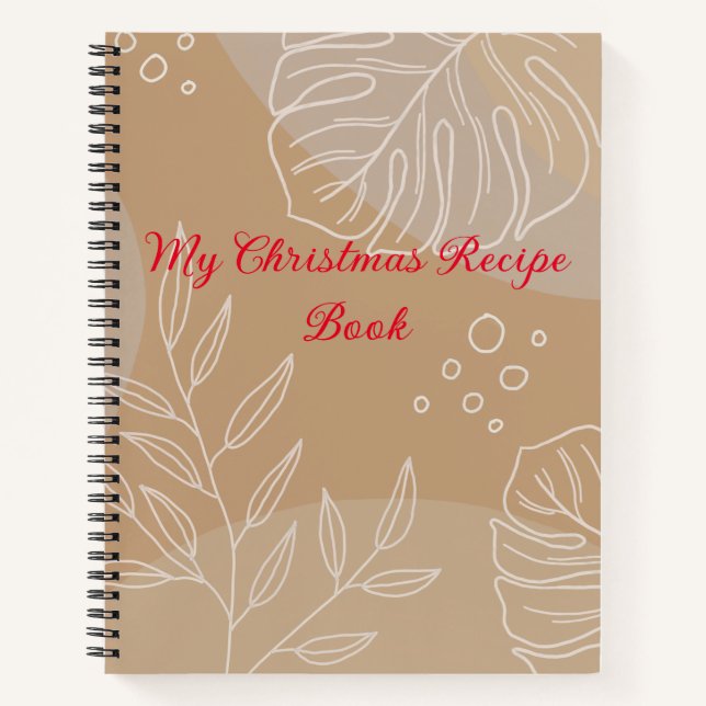 Recipe Journal that can be Personalised (Front)
