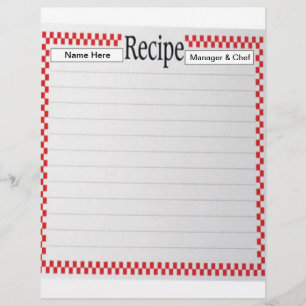 Recipe Letterhead