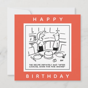 Recipe Said Stand After Cooking Cartoon Card
