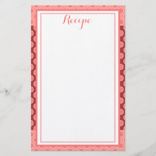 Recipe Stationery