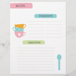 Recipe Template Page