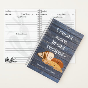 Recipes for Bread Spiral Notebook
