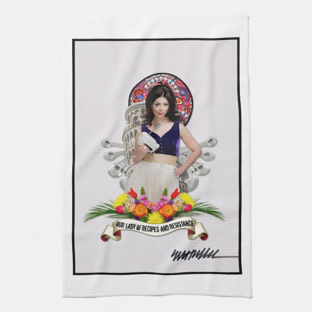 Recipes For Resistance Kitchen Towel (Vertical)