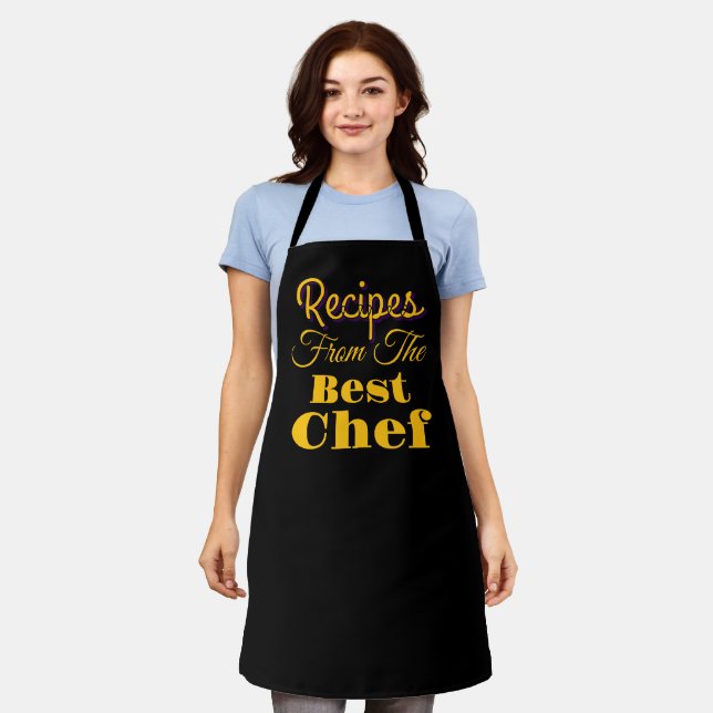 Recipes From The Best Chef Black  Apron (Worn)