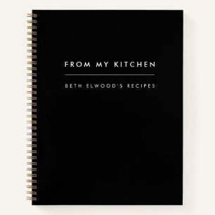 Recipes Modern Black Stylish From My Kitchen Notebook