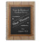 Recipes Notebook with your Name on the Chalkboard