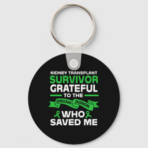 Recipient Kidney Transplant Survivor Key Ring