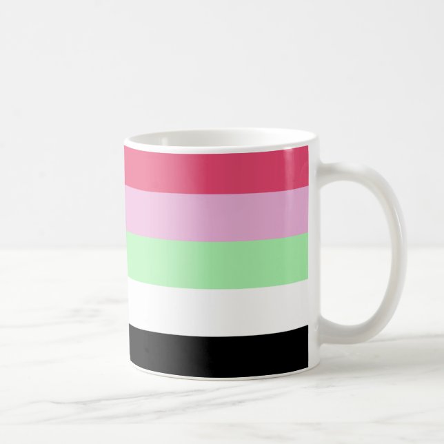 Recipromantic Pride Flag Coffee Mug (Right)