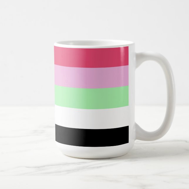 Recipromantic Pride Flag Coffee Mug (Right)