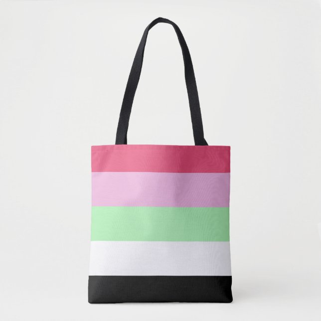 Recipromantic Pride Flag Tote Bag (Front)