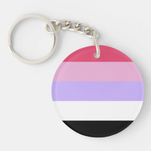 Reciprosexual Pride Flag Key Ring
