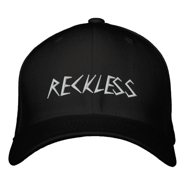 RECKLESS EMBROIDERED HAT (Front)