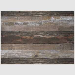 Reclaimed Wood Rustic Barn Board Vintage Wood  Tissue Paper
