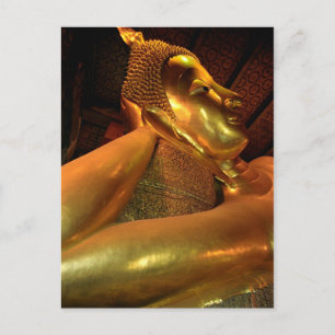 Reclining Buddha at Wat Pho Temple in Bangkok Postcard