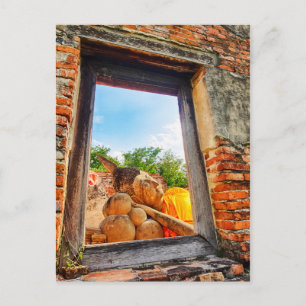 Reclining Buddha, Ayutthaya Postcard