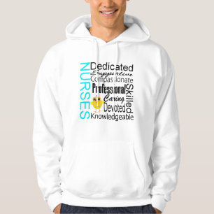 Recognise a Nurse: Nurses Recognition Collage Hoodie