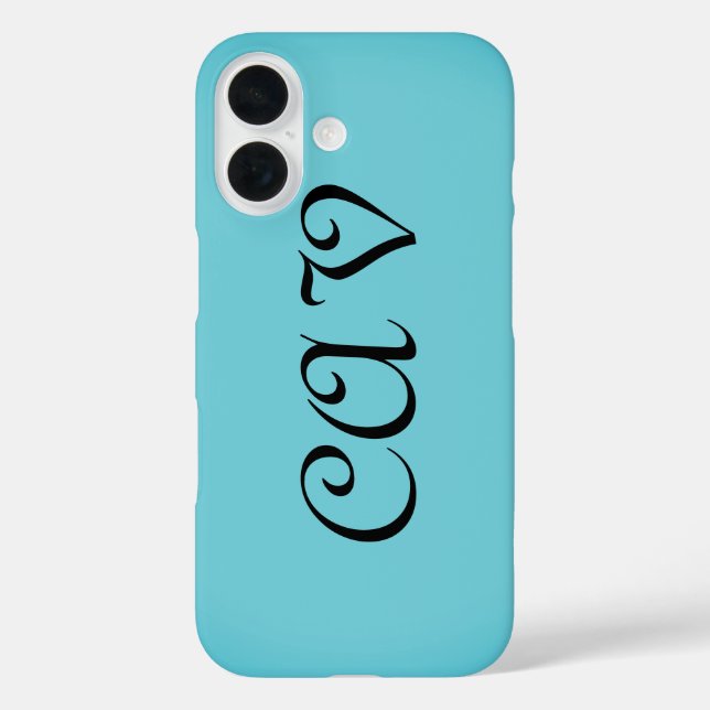 Recoleta Cornflower Blue  Case-Mate iPhone Case (Back)