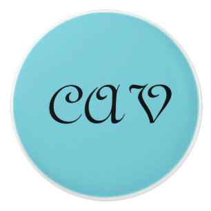 Recoleta Cornflower Blue  Ceramic Knob