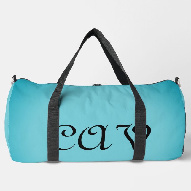 Recoleta Cornflower Blue  Duffle Bag (Front)