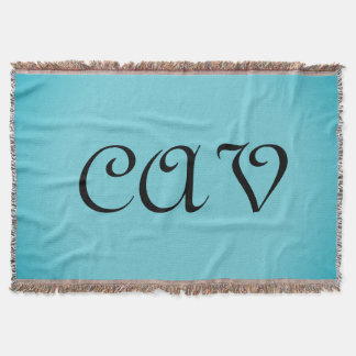 Recoleta Cornflower Blue Throw Blanket