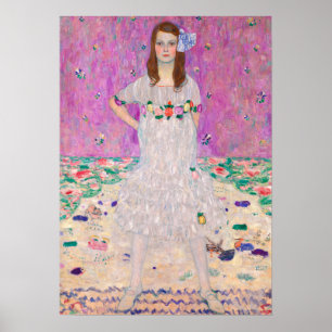 Recolored Klimt Mada Primavesi Portrait Artwork Poster