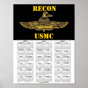 RECON USMC POSTER