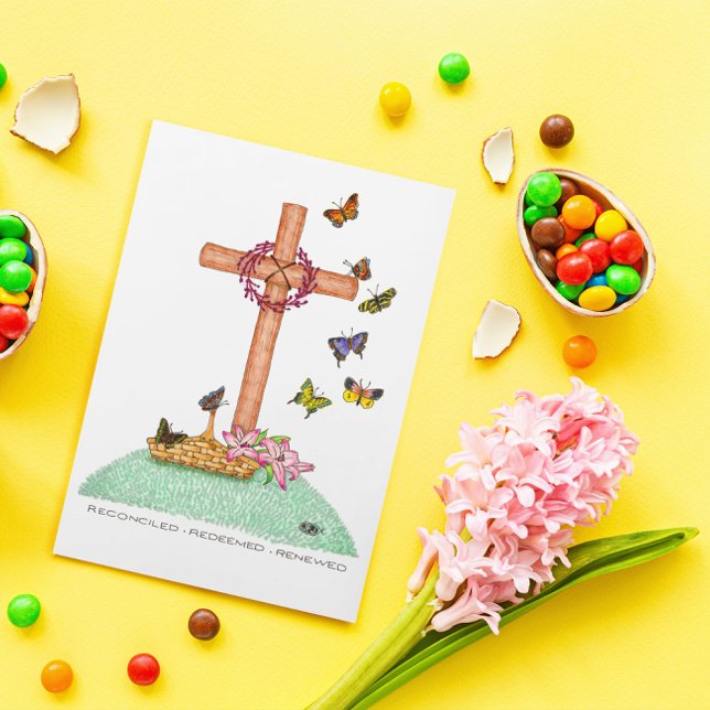 Reconciled, Redeemed, Renewed Easter Card (Creator Uploaded)